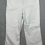 Pilcro & The Letterpress Anthropologie Womens Pants Sz 28 White Denim Photo 0