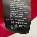 COS  Mini Dress Slim Fit Mock Neck Modern Bright Hot Pink Fuchsia Womens Small Photo 8