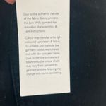 Jack Wills  black denim skirt with full length zipper in size 6 Photo 9