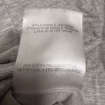 Helmut Lang Villous Sweatshirt Knit Cowl Neck Asymmetrical Zip Jacket Gray S Photo 6