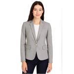J.Crew Campbell Traveler Blazer Gray Italian Wool Size 8 Photo 1