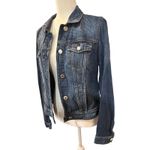 Denim‎ Jacket Womens Blue Jean Classic Casual Layering Essential Staple Size M Photo 1