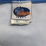 Blue Brazilian Bikini Bottom Size Medium Preloved Photo 1