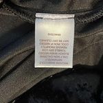 Eva Mendes NY&C medium womens black velvet v neck long sheer sleeve blouse sexy Photo 8