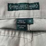 Ralph Lauren NWT Lauren Jeans Classic Mid Calf Chino Jeans in Khaki Size 12 Reg Photo 5
