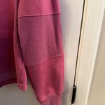 Evereve  Womens Pink Hoodie with multicolor Drawstrings Photo 1