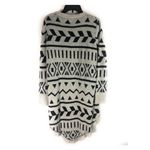 Boutique Vestique Open Cardigan Geometric Aztec Long Sleeve Sweater Small Photo 1