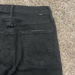 Women’s Mother The Pixie Dazzler Ankle Fray Jeans Not Guilty Black Size 27 Photo 7