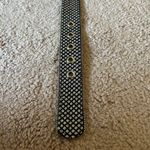 Relic Y2K Stud Zipper edge black metalic belt women large grunge whimsigoth Photo 2