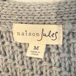 Maison Jules Women's Silver shiny open front cardigan 8 Photo 4