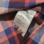 Barbour  Women's Darwin Plaid Cotton Button Down Long‎ Sleeve Shirt sz 4 Photo 1