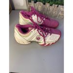 K-Swiss Womens Tennis Shoes Pink White Low Top Lace Up Athletic Size 5 Photo 1