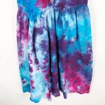 Forever 21  Small Dress Summer Storm Handmade Tie Dye Blue Purple Pink Mini‎ 1306 Photo 6