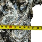 ZARA  Multicolor Paisley Unlined Tie Bow Blouse Women's Size Medium | 12-13 Photo 3