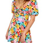 For Love & Lemons NWT!  Mallory Floral Flirty Mini Dress - Size Small Photo 5