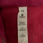 Lululemon Scuba Full Zip Hoodie Size 10 Grey Pink Photo 3