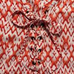 Beach Lunch Lounge Orange and White Sleeveless Dress Size L Size L Photo 6