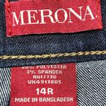 Merona Size 14R Blue Midi Jean Skirt Photo 1