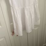 Madewell Button-Front Mini Shirtdress in Poplin White XS NWT Photo 7