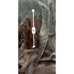 Isotoner by Aris Brown Leather Gloves with Knit Back - One Size Photo 5