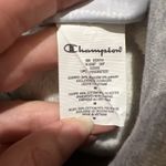 Champion  Reverse Weave Gray Hoodie Sweatshirt Logo Athleisure Sporty Photo 8