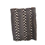 Michael Kors  Dark Navy Blue and White Chevron Pencil Skirt Photo 2