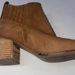 Blondo Soft Leather Waterproof Block Heel Boho Neutral Bootie Size 7 Photo 2