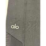 Alo Yoga Black High Waist Workout Leggings with Mesh Panels XS Photo 5