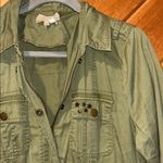 Ashley by 26 International Ashley gold studded army green military anorak jacket Photo 1
