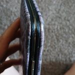 Purple multi animal print metallic wallet Photo 10