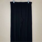 Isaac Mizrahi  Live Wide Leg Stretchy Jersey Knit Pants Photo 4