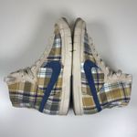 Nike 2009  Blazer Mid Women Size 9 313722-224 Khaki Blue Plaid RARE‎ Photo 5
