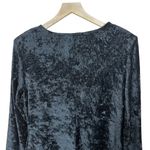 Molly Malloy 90’s Vintage Black Long Sleeve Stretchy Corduroy Short Dress Photo 8