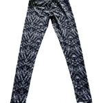 90’s Degree Black White Abstract Skinny Athletic Leggings Sz XS Black Photo 4