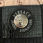 Versace Rare Authentic Vintage Logo Denim Jeans Photo 9