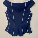Watters & Watters Women Navy Blue Sleeveless Top Size 4 Photo 1