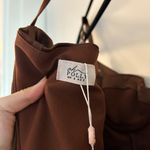 Oh Polly  Lunara Draped Corset Mini Dress in Chocolate Brown Size 2 NWT Photo 9