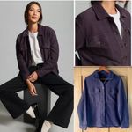 Anthropologie Sanctuary x Terra Knit Shacket Button Jacket Purple Women’s Small Photo 1