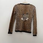 S Charlotte Silk and Angora Embroidered Beaded Sweater Black Photo 1