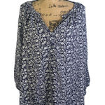 Jones New York (G-204) JNY Jones womens blouse new york floral black size 3X Photo 0