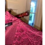 Women's Ambiance Burgundy Lace Dress Size M Red Size M Photo 1