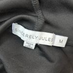 Sincerely Jules Zip Up Hooded Black Cropped Jacket Modal Size Medium Photo 2