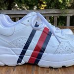Tommy Hilfiger Size 7M Twenvoy White Sneakers Shoes Striped Photo 4