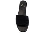 Kaanas Mallow Slide Sandals in Black 9 New with Box Womens Flats Slides Photo 13