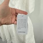 Maisie Size XS Brushed Gauzy Cotton Mini Dress Flowy Sleeves Beach Wedding‎ NWT White Photo 5