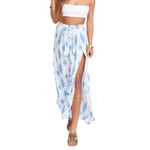 Show Me Your Mumu  The Rad Playsuit Blue White Versatile Pants Size S Photo 1