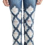 True Religion Diamond Distressed Cropped Jeans Photo 0