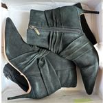 Schutz Size 8B  Adryen Suede Ankle Boots in Black Photo 4