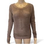 Guess Gold/Brown Sweater Top Size M Photo 1