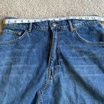 ZARA  Jean Skirt Womens Blue Y2K festival Denim Flat raw hem Front Mini medium Photo 11